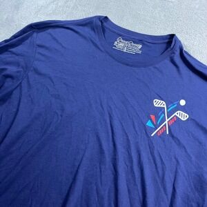 Good Good Golf Mens 2XL Navy Blue Graphic T-Shirt Short Sleeve Crewneck Cotton